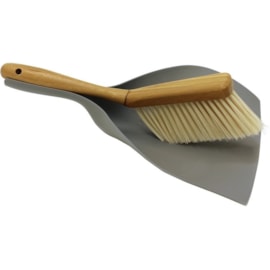 Jvl Bamboo Dustpan & Brush (20-305)