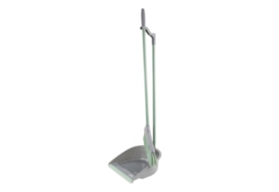 Jvl Long Handle Dust Pan And Brush Set - Grey Jvl Long Handle Dust Pan And Brush Set - Grey