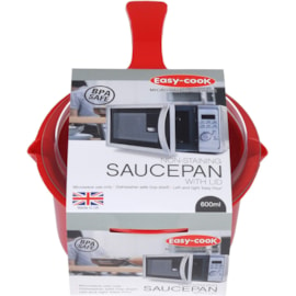 Pendeford Easy-cook Saucepan & Lid Red Small 0.6lt (NS613R)