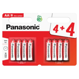 Panasonic Aa Batteries 8pk (PANAR6RB8-8PK)