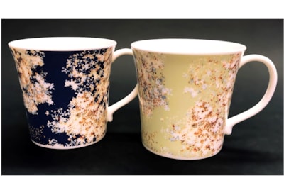 Just Mugs Mersey White Flowers Mug Just Mugs Mersey White Flowers Mug