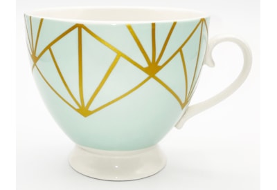 Just Mugs Venetian Mica Lines Mint Mug Just Mugs Venetian Mica Lines Mint Mug