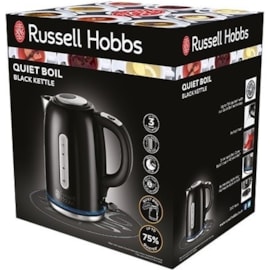 Russell Hobbs Buckingham Quiet Boil Kettle Black (20462)