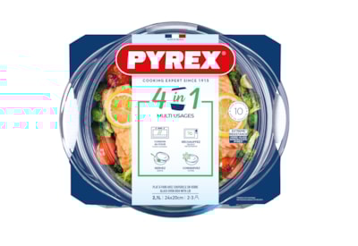 Pyrex Glass Round Casserole 2lt Pyrex Glass Round Casserole 2lt