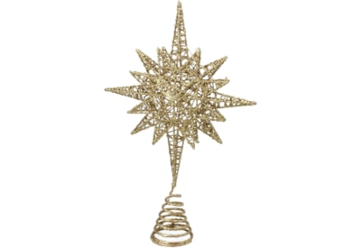 Gisela Graham Gold Wire Bethlehem Star Tree Topper (20520)