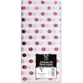 3pc Foil Pink Tissue Paper (20913-PC)