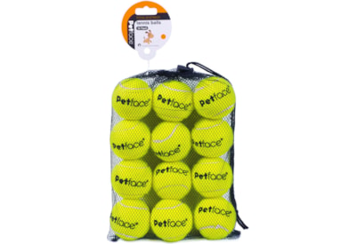 Petface Tennis Balls 12 Pack (21007)