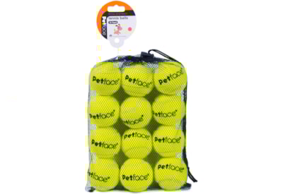 Petface Tennis Balls 12 Pack Petface Tennis Balls 12 Pack