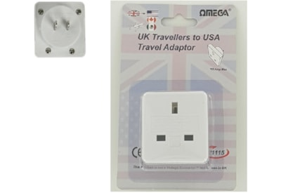 Omega Usa Travel Adapter (21115)