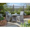 Burnham Xl 2 Seat Bistro 70Cm Grey