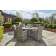 Burnham Xl 6 Seat Dining Set 150Cm Grey Burnham Xl 6 Seat Dining Set 150Cm Grey