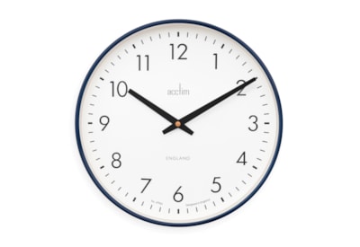 Riley 30cm Wall Clock In Midnight Riley 30cm Wall Clock In Midnight