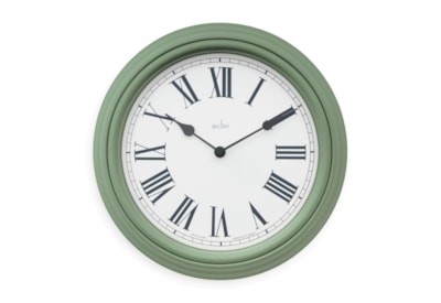 Devonshire 28cm Wall Clock Sage (22715)