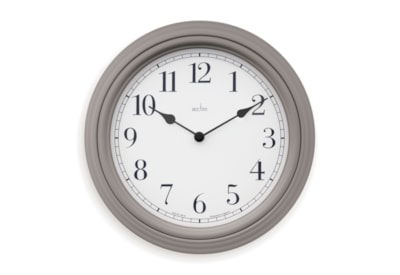 Devonshire 28cm Wall Clock Grey (22717)
