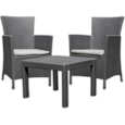 Keter Rosario 2 Seater Balcony Set - Graphite Keter Rosario 2 Seater Balcony Set - Graphite