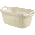 Curver Knit Laundry Basket Oasis White 40ltr (228393)