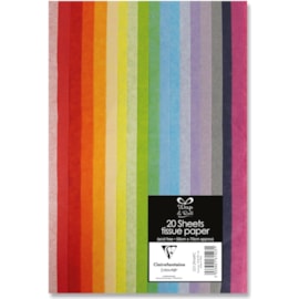 Multi-col Tissue Paper 20pk Multi-col Tissue Paper 20pk