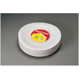 Essential 23cm Paper Plates Super Value 100s Essential 23cm Paper Plates Super Value 100s