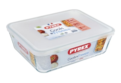 Pyrex Rectangle Storage Dish & Lid 2.6ltr Pyrex Rectangle Storage Dish & Lid 2.6ltr