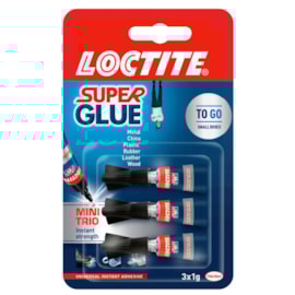 Loctite Mini Trio Super Glue 3X1G