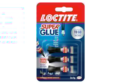 Loctite Mini Trio Super Glue 3X1G