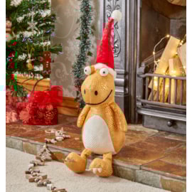 Three Kings Gold Festive Dino Tyrone Rex 45cm Three Kings Gold Festive Dino Tyrone Rex 45cm
