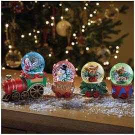 Three Kings All Aboard Snow Sphere Express 6cm Three Kings All Aboard Snow Sphere Express 6cm