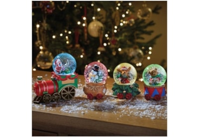 Three Kings All Aboard Snow Sphere Express 6cm Three Kings All Aboard Snow Sphere Express 6cm