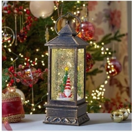 Three Kings Snow Swirl Gonk Lantern 29cm Three Kings Snow Swirl Gonk Lantern 29cm