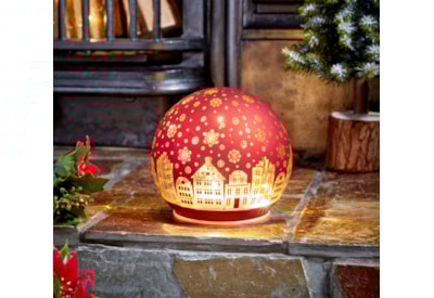 Three Kings Wonderglobe Ruby 11cm Three Kings Wonderglobe Ruby 11cm