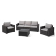 Keter California 5 Seater Lounge Set - Graphite