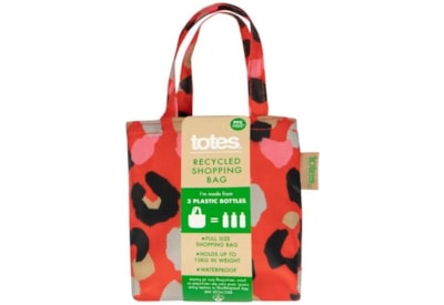 Totes Isotoner Eco Shopper Bag Wild Leopard Print (2561WLD)