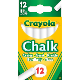 Crayola Anti Dust Chalk White 12s (01.0280.10)