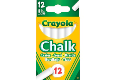 Crayola Anti Dust Chalk White 12s (01.0280.10)