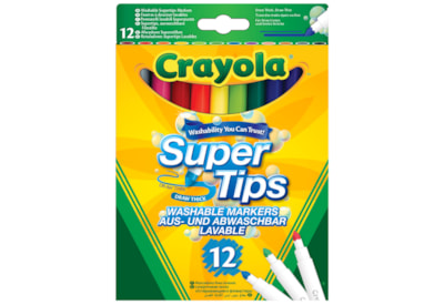 Crayola 12 Bright Supertips Markers (03.7509)