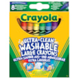 Crayola 8 Ultra Clean Large Crayons (256317.012)