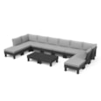 Keter Elements 10 Seater Modular Lounge Set - Graphite