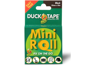 Duck Tape Mini 25mm X 10m - Black (260181)