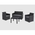 Keter Marie 4 Seater Lounge Set - Graphite Keter Marie 4 Seater Lounge Set - Graphite
