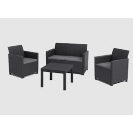Keter Marie 4 Seater Lounge Set - Graphite