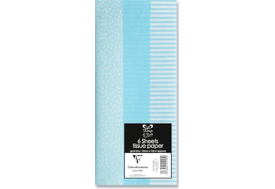 Baby Blue Tissue Paper 6 sheets Baby Blue Tissue Paper 6 sheets