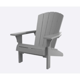 Keter Set Of 2 Alpine Adirondack Chairs - Light Grey Keter Set Of 2 Alpine Adirondack Chairs - Light Grey