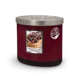 Heart & Home Ellipse Twin Wick Jar Sweet Black Cherry Heart & Home Ellipse Twin Wick Jar Sweet Black Cherry