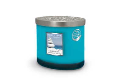 Heart & Home Ellipse Twin Wick Jar Simply Spa Heart & Home Ellipse Twin Wick Jar Simply Spa