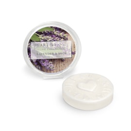 Heart & Home Wax Melt Lavender & Sage Heart & Home Wax Melt Lavender & Sage