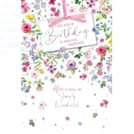 Simon Elvin Contempory Female Birthday Card Simon Elvin Contempory Female Birthday Card