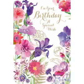 Simon Elvin Contempory Female Birthday Card Simon Elvin Contempory Female Birthday Card