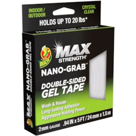 Duck Tape Max Nano Grab Double Sided Gel Tape 1.5m Duck Tape Max Nano Grab Double Sided Gel Tape 1.5m