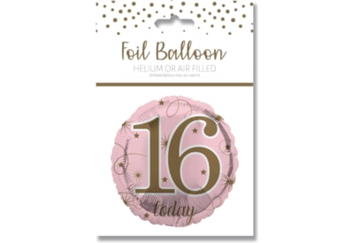 Age 16 Pink Foil Balloon 18" (29229-16CC)