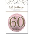 Age 60 Pink Foil Balloon 18" (29229-60CC)